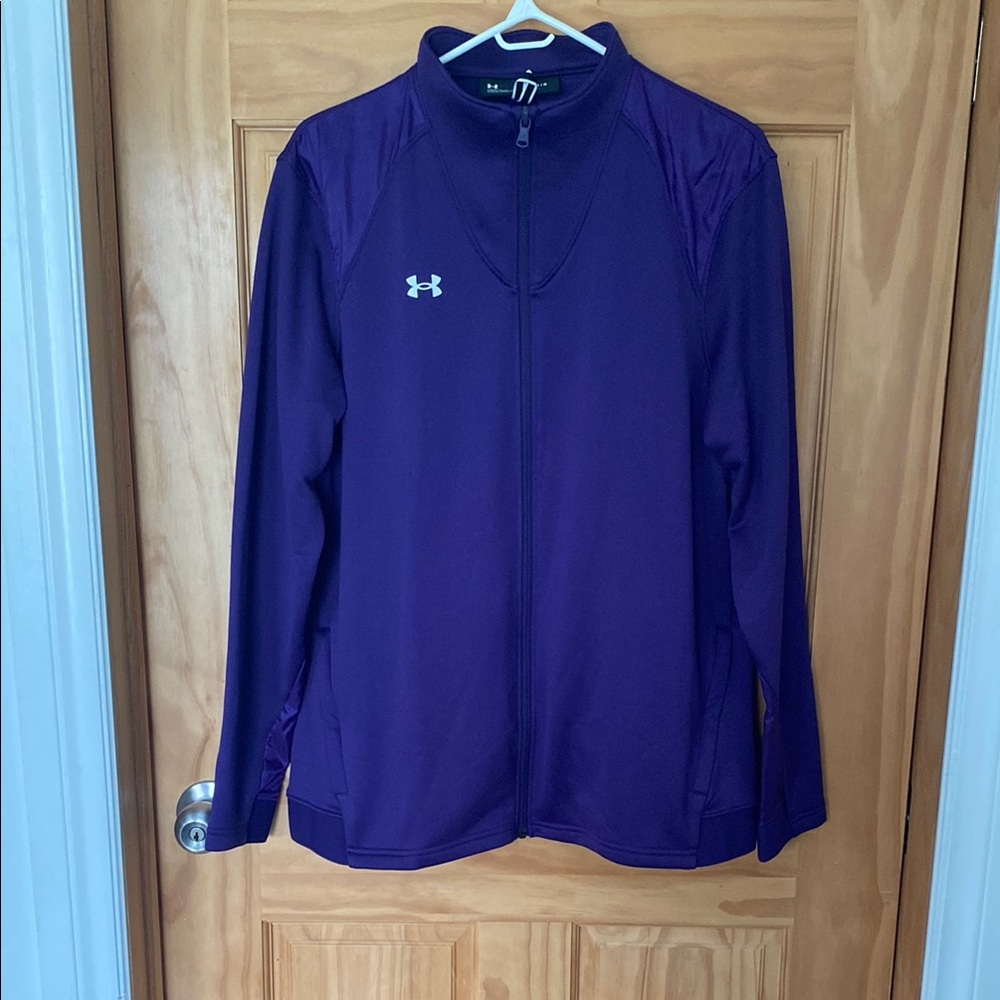 Under Armour Purple Quarter-Zip Athletic Jacket NWOT.